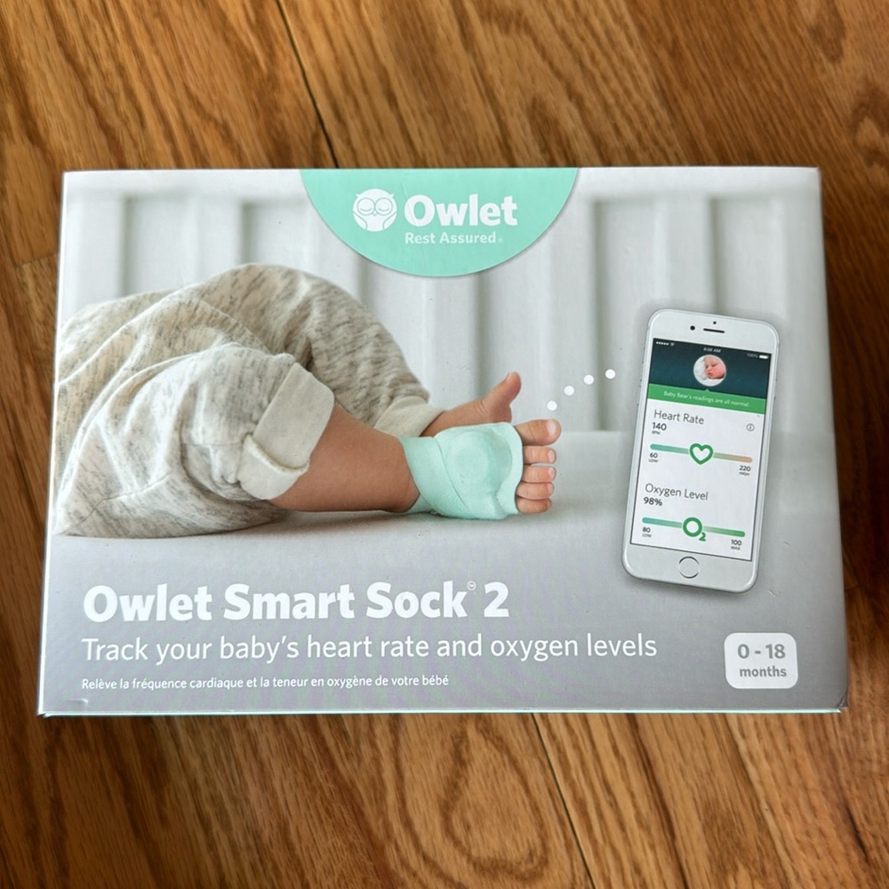 EUC - Owlet Smart Sock 2